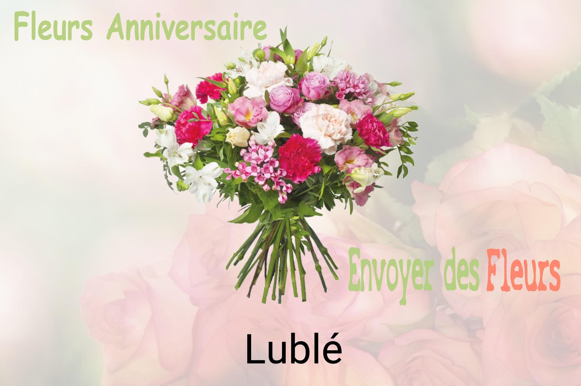 Bouquet de fleurs d’anniversaire livré à Lublé
